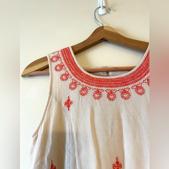 Blu Pepper Tank Top-Cream-Size S - Picture 2 of 5